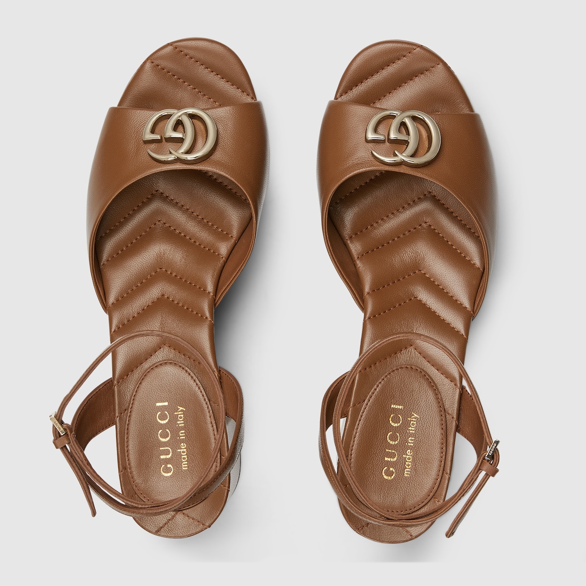 Gucci Women’s platform sandal with Double G - Image 5